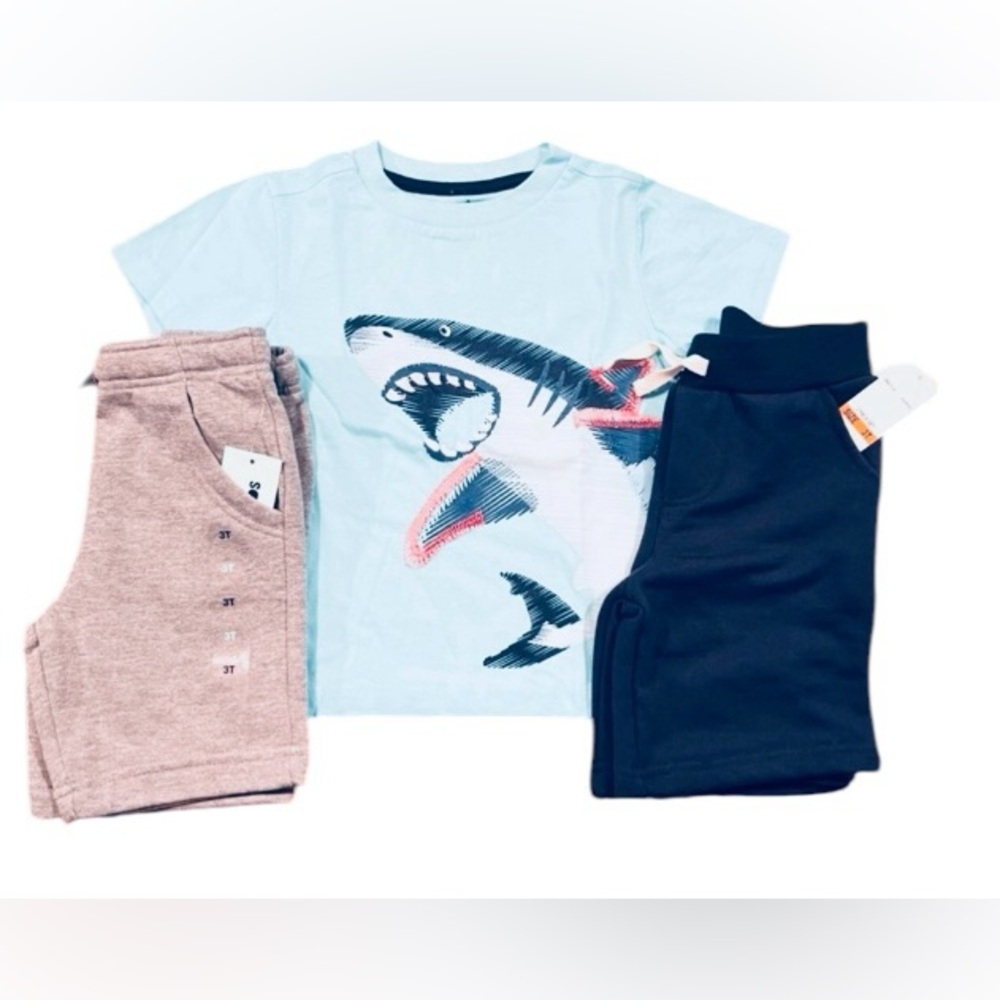 NWT Boys BUNDLE Epic Thread Tee Shirt & 2pr of Shorts